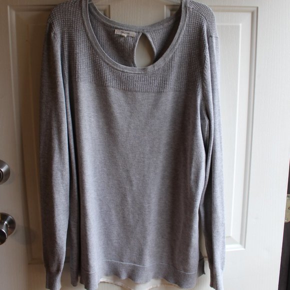 Maurices High Low Colorblock Sweater - Picture 1 of 5